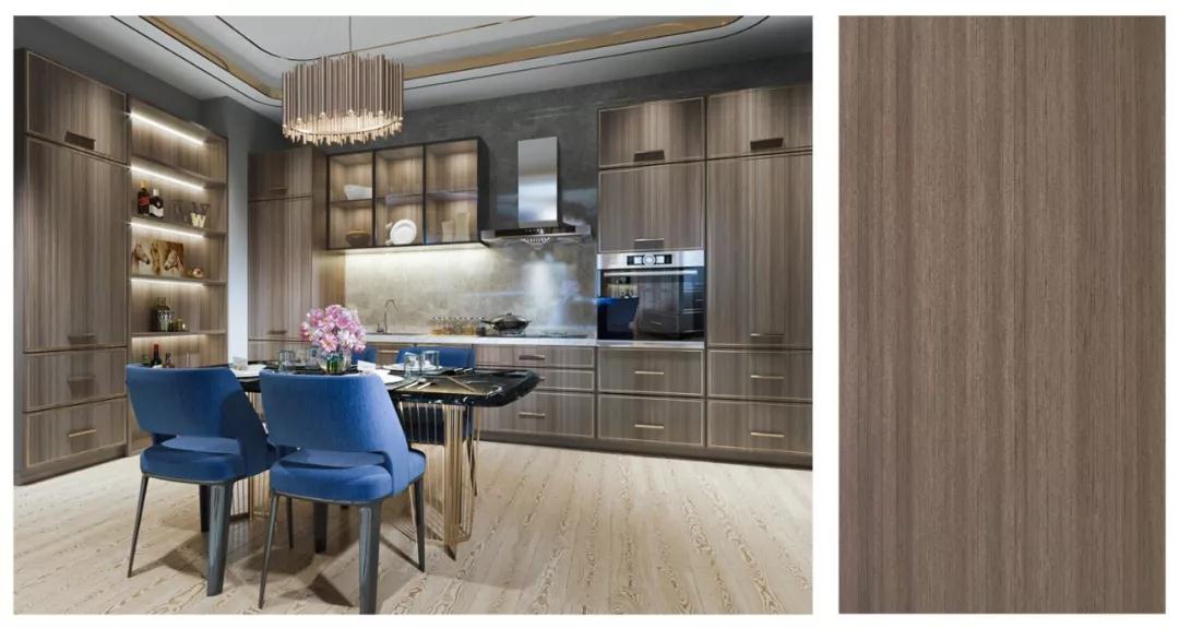 恒峰g22免漆生态板银沙柚木