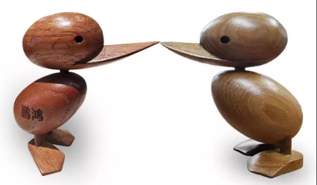 恒峰g22手工实木吉祥鸭